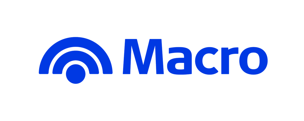 logo macro horizontal azul principal